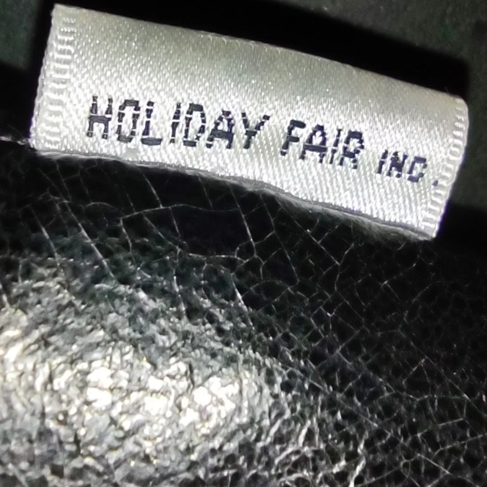 Le Privé Holiday Fair 70s/80s Elegant Black Faux Leather Purse Crossbody Clutch